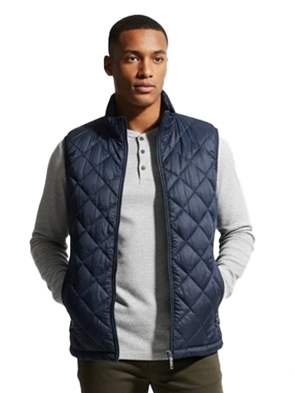 Arctic Core Navy Quilted Vest
