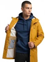 Cotton polyester rain jacket