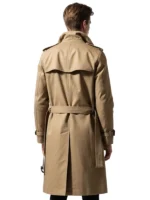 Double-breasted trench coat