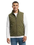 Olive Green Lightweight Insulated Outdoor Vest