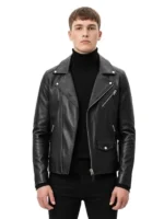 Storm Chaser Black Real Leather Jacket.webp
