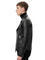 Storm Chaser Black Real Leather Jacket for Men