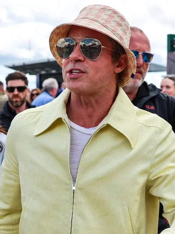 Brad Pitt F1 2025 Yellow Jacket
