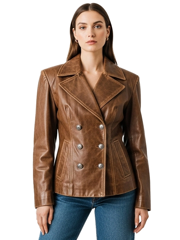 Cavalier Brown Leather Jacket