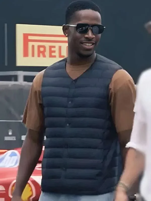 Damson Idris F1 Movie Blue Vest