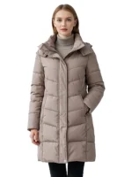 Detachable hood puffer jacket