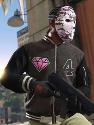GTA 6 Panther Varsity Jacket