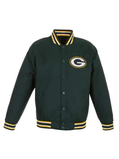 Green Bay Packers JH Design Varsity Jacket