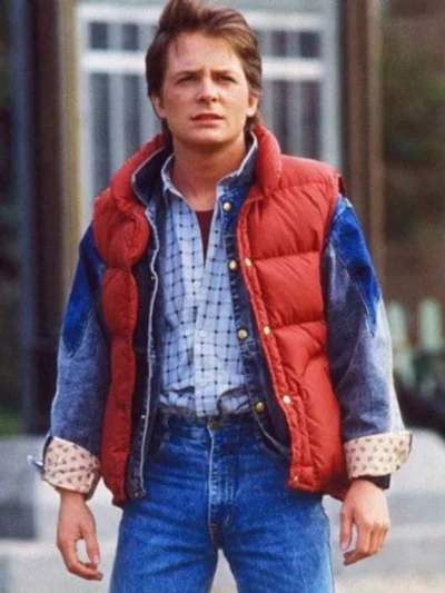 Marty McFly Puffer Vest