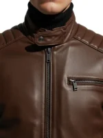 Men's Brown Leather Jacket USA
