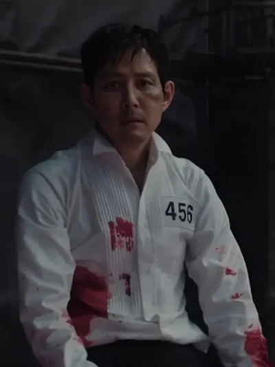 Squid Game S03 Lee Jung-Jae White Shirt