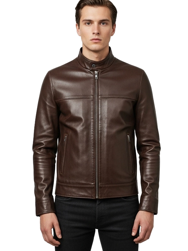 Vanguard Brown Leather Jacket