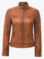 Viper Brown Leather Jacket