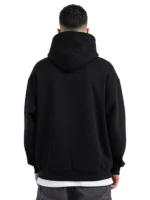 black graphic hoodie for men