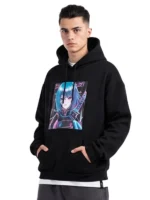 stylish fleece pullover hoodie