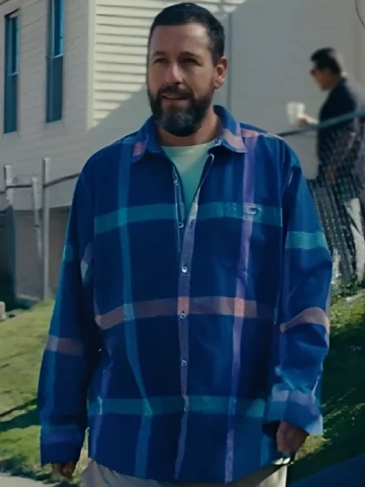 Adam Sandler Happy Gilmore 2 Multicolor Plaid Shirt