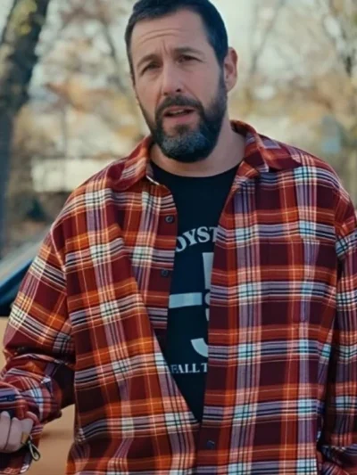 Adam Sandler Happy Gilmore 2 Plaid Check Shirt