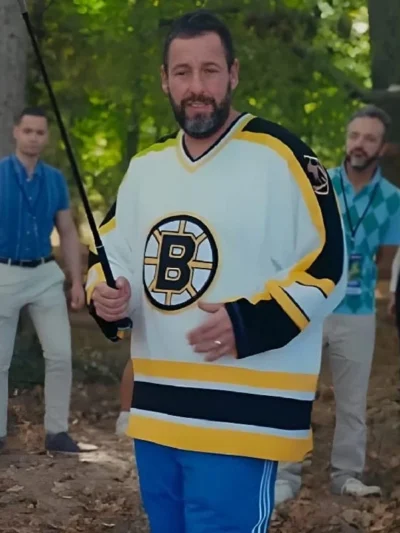 Adam Sandler Happy Gilmore 2 White Boston Jersey