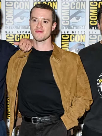 Joseph Quinn Fantastic Four Brown Leather Jacket