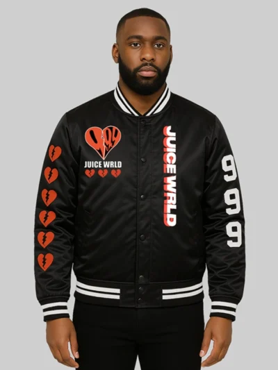 Juice WRLD Black Bomber Jacket