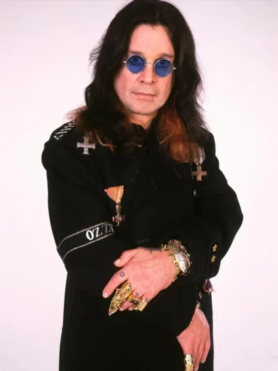 Ozzy Osbourne Black Cotton Coat