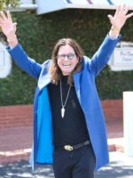Ozzy Osbourne Royal Blue Overcoat