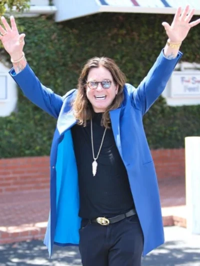 Ozzy Osbourne Royal Blue Overcoat