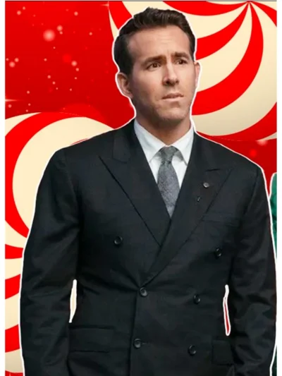 Ryan Reynolds Spirited Black Blazer