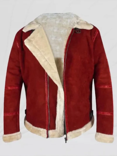 Ryan Reynolds Spirited Shearling Leather Jacket
