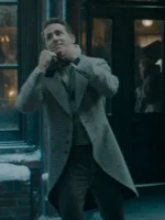 Ryan Reynolds festive overcoat