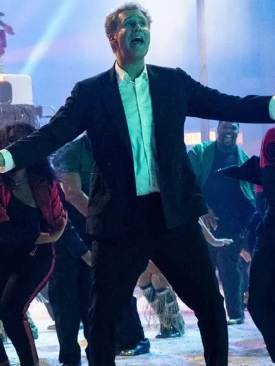 Will Ferrell Spirited Black Blazer