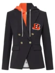Cincinnati Bengals Veronica Beard Dickey Jacket – Official Replica for Women