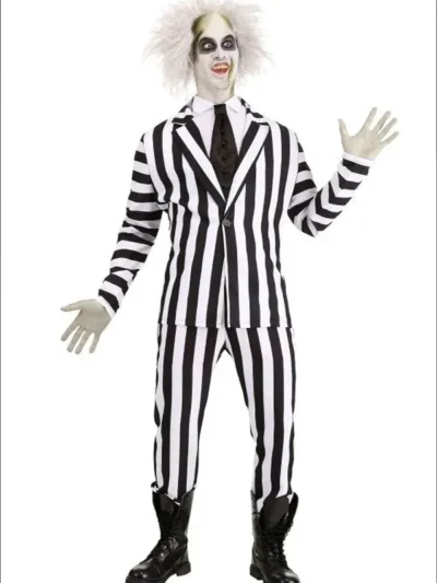 Halloween Beetlejuice Adult Suit
