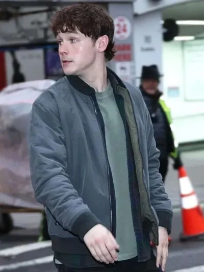 Jack Alcott Grey Bomber Jacket