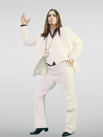 Ozzy Osbourne White Suit