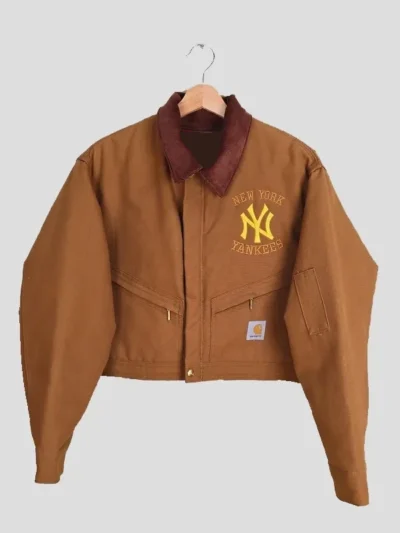 Vintage Carhartt x Yankees Cotton Crop Jacket
