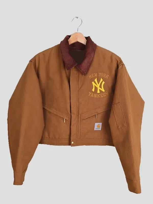 Vintage Carhartt x Yankees Cotton Crop Jacket